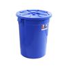 Lixeira Grande Capacidade Balde Redondo Balde Redondo Cozinha Higiene Exterior Tampa Comercial Grande Sala de Aula Industrial Plástico Espesso Balde