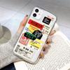 Funda para Teléfono Móvil iPhone 11 Apple 13Promax Cojín de Aire Anticaída Adecuada para 12 Personalidad Creativa 14 Moderna Hombres y Mujeres