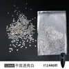 Diamantes Pequenos Redondos de Fundo Plano, Lote Inteiro de Diamantes Brilhantes para Manicure, Strass de Vidro Branco Transparente Super Brilhante, Diamantes Redondos, Atacado de Joias para Unhas