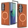 Adecuado para funda de teléfono Samsung Z Fold 8 Ultra, funda magnética para coche MagSafe con carga inalámbrica para Z Fold 7