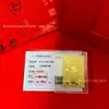 Pegatinas para Teléfono Móvil de Oro Puro 999, Pegatinas Doradas de Gato de la Suerte, Láminas Doradas del Dios de la Riqueza, Imanes para Refrigerador que Atraen la Riqueza, Regalos Creativos al por Mayor