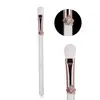 Brochas de Maquillaje Personalizadas Pincel para Sombras de Ojos Individual Incrustado con Diamante con Logo Impreso Herramienta de Maquillaje Pincel Pincel para Difuminar Ojos