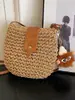 Bolso de Paja Tejida Transfronterizo para Mujer 2026 Diseño de Nicho Moda Playa Bolso para Teléfono Hombro Único Cruzado Bolso de Mujer