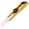 Faca Rotativa Deli Dl4223 Faca Utilitária Faca para Papel de Parede Cortador de Papel Faca para Carpete Cabo de Plástico 18mm Duas Lâminas Embutidas