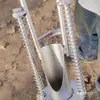 Herramienta Perforadora, Herramienta para Cavar Tierra, Perforadora de Agujeros para Film Mulch Agrícola, Máquina para Hacer Agujeros para Muestreo de Suelo y Plantación de Verduras, Dispositivo para Plantar Plántulas Agrícolas