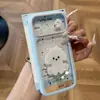 Adesivo de cachorro bom se transforma instantaneamente em capa transparente compatível com Apple 17promax iPhone 16 dopamina céu estrelado