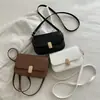 Bolso Cruzado de Hombro Único con Hebilla Estilo Coreano Transfronterizo para Mujer 2026 Otoño PU Nuevo Simple Tendencia Temperamento