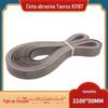 Jinniu KX167 2100*50mm Marrom corindo cinta de anel máquina de lixa cinta de areia moagem metal aço inoxidável cinta de areia