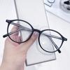 Nuevas gafas redondas de moda antiazules para hombres y mujeres, montura TR90, espejo plano, gafas antiazules, espejo plano 8405