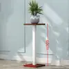 Estante de Flores Sala de Estar de Pie Hierro Balcón Estante de Almacenamiento para Macetas Exhibidor de Plantas de Interior Junto al Mueble de TV