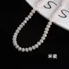 8-10 # Cuentas Planas de Cristal para Pulsera Hecha a Mano DIY Accesorios de Joyería Materiales Porcelana y Jade Cuentas Sueltas Fabricante Mayorista