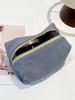 Ins Outono e Inverno Cor Sólida Veludo Cotelê Almofada Bolsa Simples Alta Qualidade Nova Bolsa de Cosméticos Bolsa de Armazenamento de Cuidados com a Pele
