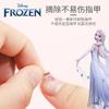 Pegatinas de uñas con dibujos animados de Frozen, blancas como la nieve, luminosas en 3D, auténticas, para niños y niñas