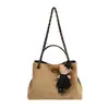 Bolso de Moda Elegante con Bordado Acolchado para Mujer 2025 Nuevo Otoño Versátil Bolso de Hombro Cruzado Bolso de Mano Cubo Bolso Pequeño