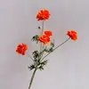 Flores Artificiales: Crisantemos Pequeños, Caléndulas, Margaritas Pequeñas, Cosmos Estilo Fresco, Flores Artificiales para un Paisaje de Jardín Rústico
