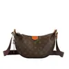 Bolsa grande para dumplings, bolso cruzado de un solo hombro, estilo vintage, bolso nuevo de alta gama, bolso cruzado tipo guisante, bolso tote de media luna