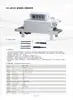 Forno de Tubo Termorretrátil para Desktop, Tubo Isolante, Forno Túnel, Máquina de Encolhimento por Aquecimento, Máquina de Fio de Cozimento de Nova Energia, Equipamento