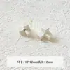[Wangyang] Material e acessório para corrente de celular DIY temático de queijo Hello Kitty pintada de azul e branco em formato de estrela de acrílico