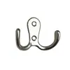 Colgador Doble para Abrigos y Sombreros, Percha Pequeña Estilo Antiguo, Colgador de Pared para Cocina, Colgador de Puerta de Baño para Ropa