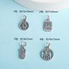 Prata de Lei S925 Pingente da Fortuna Material Pulseira de Corda Trançada DIY Acessórios para Pingente de Colar Venda por Atacado
