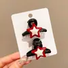 Pinza para el pelo pequeña con lazo de lunares rojos para niñas, Pasador de princesa para niños, Lindo accesorio para el pelo de bebé, Nuevo modelo 2026