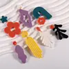 Aretes de cristal DIY aretes molde de gota de pegamento aretes geométricos irregulares aretes colgante joyería herramienta abrasiva de silicona