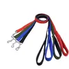 Direto da fábrica coleira simples para pet imitação de nylon poliéster coleira para cachorro cor sólida cor doce coleira para passear com cachorro coleira de cachorro