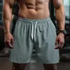 Pantalones Cortos de Malla de Secado Rápido para Hombre Entrenamiento Físico Pantalones Cortos de Baloncesto Americano Running de Longitud Media Sueltos Pantalones Cortos Deportivos Estilo Verano para Hombre