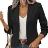 2026 Amazon Comercio Electrónico Transfronterizo Más Vendido Moda Femenina Casual Chaqueta de Traje de Manga Larga Cárdigan Traje Pequeño