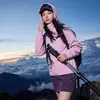 Jaqueta softshell para atividades ao ar livre, design unissex, à prova de vento e à prova d'água, com capuz, adequada para caminhadas, ciclismo e como roupa de casal para primavera e outono