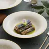 Tazón de Sopa Beige Dehua Cerámica Tazón de Fideos Hogareño Tazón Grande 2024 Pescado Encurtido Piezas de Carne Hervida Tazón Grande Tazón Profundo