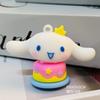 Adornos Grandes y Lindos de Kuromi de Dibujos Animados de Plástico Blando Colgante para Bolsa de Kuromi Decoración para Pastel Regalos para Puesto Callejero de Repostería