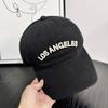 Gorra de Béisbol de Top Suave con Letra Bordada Estilo Coreano para Mujer Primavera y Otoño Nuevo Estilo Calle Casual Combinable Gorra Parasol para Hombre Moderna