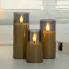 Luz de Vela Digital LED Tipo Bala Jantar à Luz de Velas Roteiro Layout de Atmosfera de Assassinato Adereços Vela com Controle Remoto Criativo