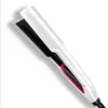Plancha para el cabello de Placas Cerámicas con Temperatura Ajustable, Doble Uso para Alisar y Rizar, Tratamiento de Iones, No Dañina, Calentamiento Rápido