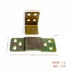 Dobradiça de Cama Espessada Suporte de Cama em Forma de U Suporte de Viga de Cama de Madeira Maciça Gancho de Cama Acessórios Fivela Suporte Fixo para Estrado de Cama