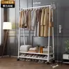 Perchero de pie para dormitorio, tendedero de ropa, uso doméstico, colgador móvil junto a la cama, una herramienta mágica para colgar ropa, adecuado para balcón y dormitorio