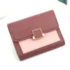 Billetera corta plegable de personalidad para mujer, monedero, monedero, bolsa de almacenamiento, tarjetero, bolso de mano, billetera para mujer