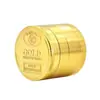 Moedor de cigarro de 4 camadas dourado 40/50/55/63mm para exportação moedor de moeda de ouro moedor de ervas