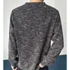 Novas tendências de moda outono e inverno: Camisetas estilosas de manga comprida para homens, com corte relaxed, design único e gola redonda, perfeitas como camada base