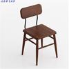 Silla de Comedor Nórdica de Madera Maciza Madera de Cerezo Nogal Negro Chocolate Cafetería Hierro Espiga y Tenón Silla Roble Blanco Silla para Libros