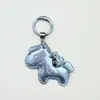 Hazte Rico Inmediatamente, Pareja de Dibujos Animados de Cuero, Exquisitos Accesorios de Colgante Pequeño, Cadena de Bolso de Gama Alta, Llavero Creativo para Coche