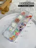 Decoraciones Populares de Uñas con Lazo Aurora, Perlas Mixtas Semiredondas de Moda, Pedrería Plana Súper Brillante, Diamantes de Concha al por Mayor