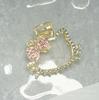 KT Gato Caricatura Hueco Diamante de Imitación Lazo Pinza de Agarre para Cabello Parte Trasera de la Cabeza para Mujer Pinza Tiburón para Cabello Lindo Horquilla Tocado Coreano