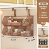 Estante de almacenamiento de cocina multicapa para dormitorios, gran capacidad, no requiere perforación, montado en la pared, para almacenar bocadillos y verduras