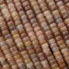 Cuentas Sueltas de Piedra Natural 4*7 Cuentas Espaciadoras en Forma de Píldora Cuentas para Pulsera DIY Venta al por Mayor Piedras Preciosas Múltiples Raíz de Bodhi Cuentas de Ábaco de Corte Recto