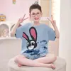 Pijama Infantil, Ropa de Verano Fina de Algodón para Niñas con Aire Acondicionado, Modelo 2026 Conjunto de Dos Piezas Casual de Manga Corta para Casa