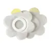 Parche adhesivo en blanco de flor de ciruelo de seis pétalos, parche vacío del fabricante original, parche Sanjiu, parche adhesivo transpirable no tejido, parche en blanco para el ombligo