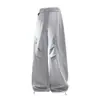 Pantalones Casuales Rectos para Exteriores Estilo Nuevo Primavera 2026 Holgados Estilo Funcional con Cremallera y Puños Ajustables Pantalones Deportivos para Senderismo