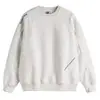 Moletom de Manga Comprida Masculino da Moda de Marca para Primavera e Outono, Top Pesado de Gola Redonda, Estampa de Letras Americanas, Camiseta Versátil Solta para Homens